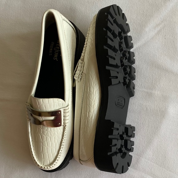 GH BASS Leather Whitney Platform Shoes